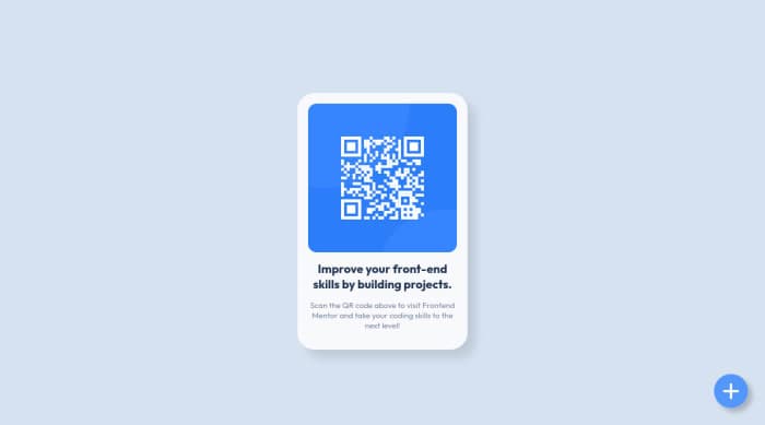 QR Card Component