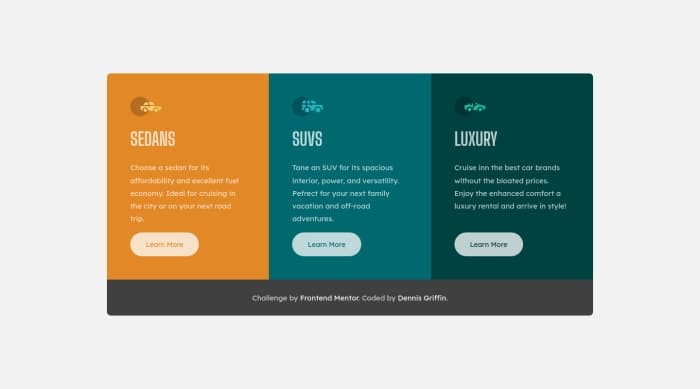 3-Column Preview Card Component
